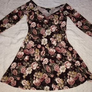 Very beautiful Brown Floral Dress